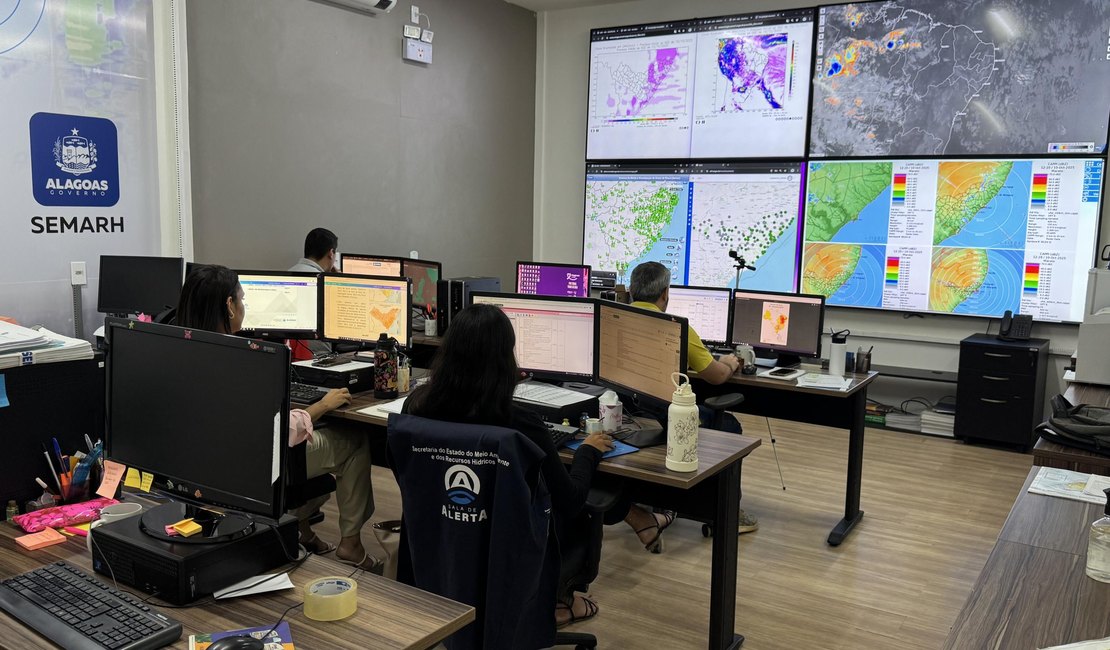 Alagoas entra em estado de atenção com previsão de chuvas intensas até sábado (27)