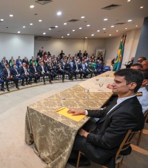 Governador de Alagoas destaca avanços da Segurança Pública em posse do superintendente da PF