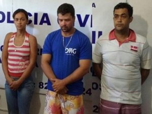 Quadrilha especializada em tráfico de drogas é detida no Sertão de Alagoas