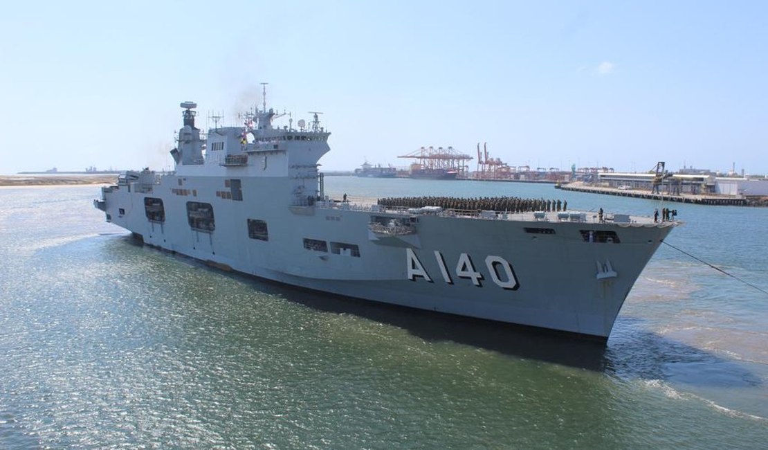 Marinha do Brasil abre visitação a Navio neste final de semana em Maceió