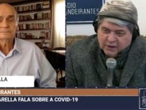 Datena abandona entrevista com Drauzio ao saber da morte da sogra