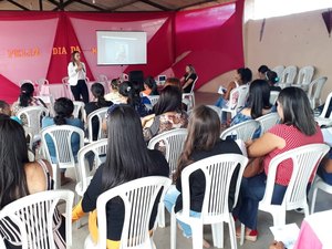 Violência contra a mulher é tema de palestra ministrada em Lagoa da Canoa