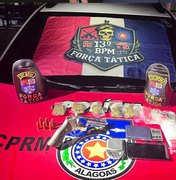 Homem é preso com arma de fogo e drogas no Vale do Reginaldo, em Maceió
