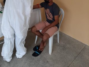 Prefeitura de Craíbas faz testagem de Covid-19 em motoristas de transporte alternativo