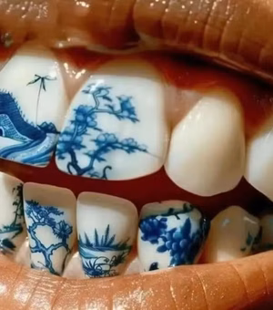 'Tatuagem' nos dentes vira moda entre jovens na China