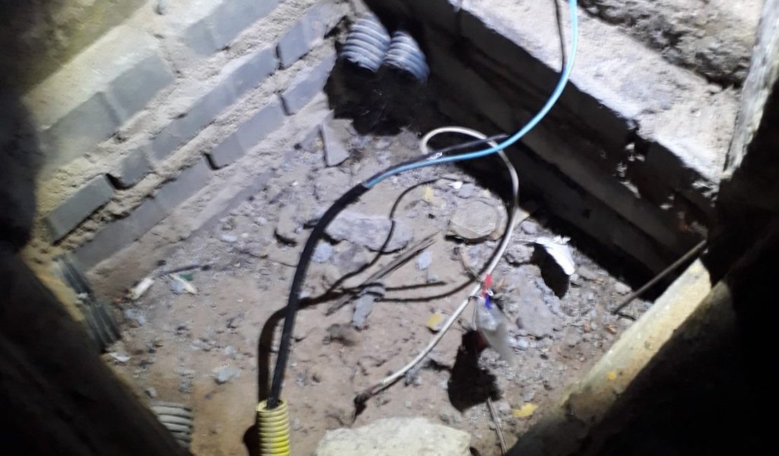 Furtos de cabos prejudicam iluminação em bairros de Maceió