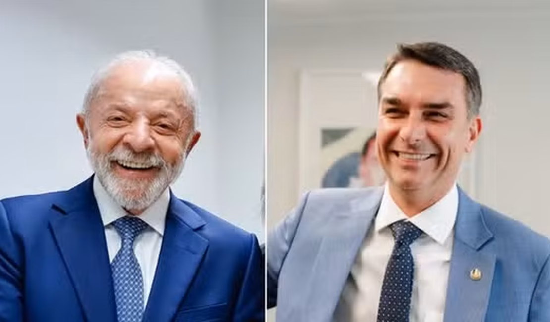 Datafolha 2º turno: Lula e Flávio têm 45% das intenções de voto
