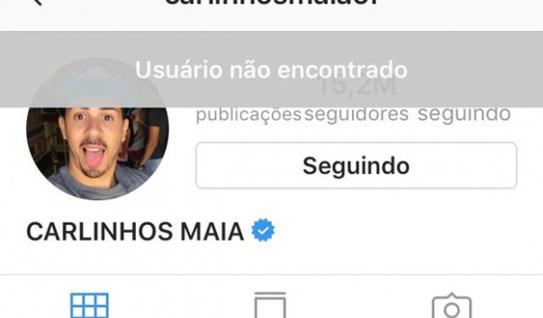 Após confusão com Whindersson Nunes, Carlinhos Maia apaga instagram