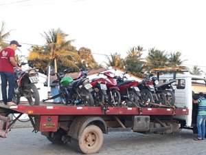 Quatorze veículos são apreendidos durante evento de motociclistas no Agreste