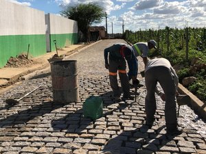 Obra de pavimentação leva mais qualidade de vida à população em Major Izidoro
