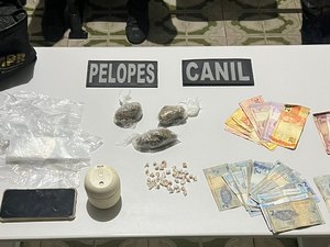 Homem é preso com maconha e cocaína escondidas em bolsa térmica em Arapiraca