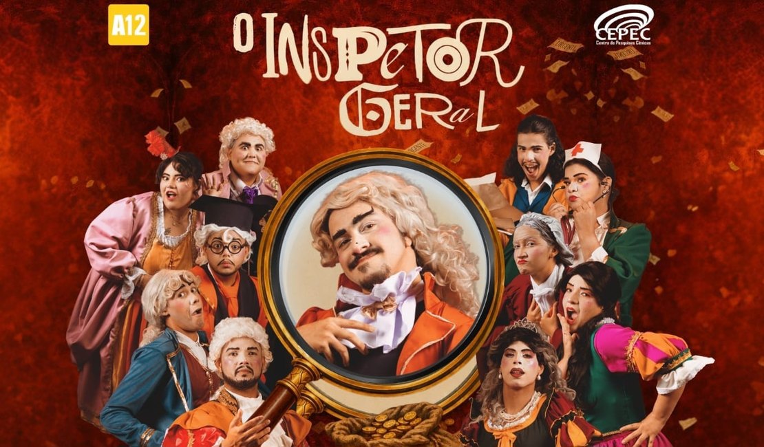 “O Inspetor Geral”, de Gógol, chega ao Theatro Homerinho no próximo dia 26
