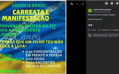 Grupo próximo a deputados organizou caravana de radicais a Brasília