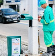 Prefeitura inicia a instalação de 100 lixeiras em grandes avenidas da capital