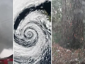 Alerta, aulas suspensas e tornado: veja impactos de ciclone-bomba pelo país