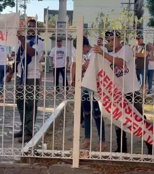 Permissionários da Ceasa denunciam bloqueio durante protesto em Maceió