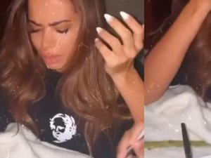 Anitta é acordada com café na cama por amigos: 'Último dia de paz'