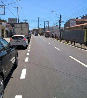 SMTT intensifica serviços de sinalização nas vias de Maceió