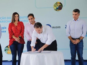 Governador inaugura duplicação do gasoduto Pilar-Marechal 