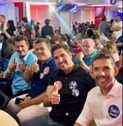 Marlan Ferreira lidera comitiva de Limoeiro de Anadia em convenção do União Progressistas