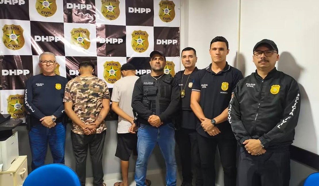 Dois são presos suspeitos de espancar e deixar homem nu em estrada vicinal de Inhapi