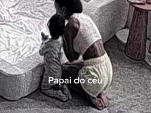 Brunna Gonçalves emociona seguidores ao orar com a filha antes de dormir