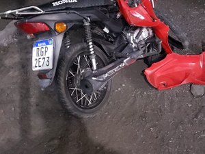 Motociclista sofre acidente e tem veículo apreendido por queixa de roubo em Arapiraca