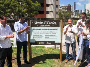 Rui Palmeira inaugura revitalização de trecho do Corredor Vera Arruda