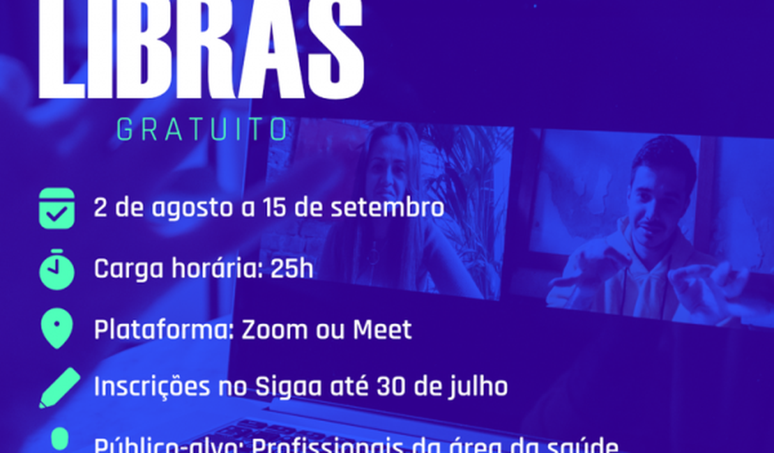 Campus Sertão da Ufal promove minicurso de Libras para profissionais de saúde