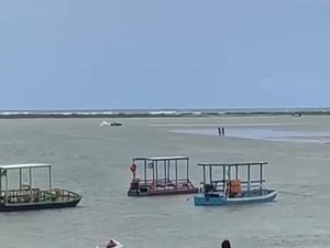 [Vídeo] Homem cai de moto aquática e fica ferido em praia de Maragogi