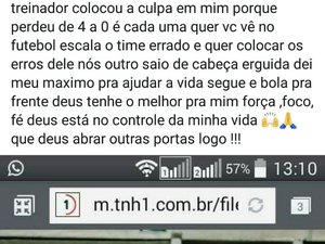 Zagueiro é dispensado pelo Murici e “detona” técnico Gilmar Batista 
