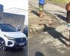 [Vídeo] Carro invade residência durante fuga de suspeitos no Benedito Bentes