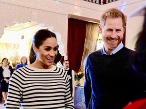 Durante viagem oficial, Meghan Markle come carne de pombo