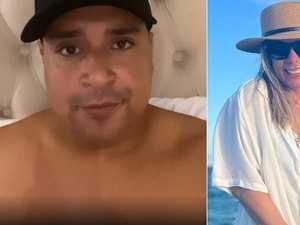 Xanddy revela que já visitou praia de nudismo e leva 'bronca' de Carla Perez: 'Foi quando? Com quem?'