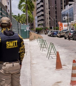 DMTT recolhe mais de 700 cones utilizados irregularmente em Maceió