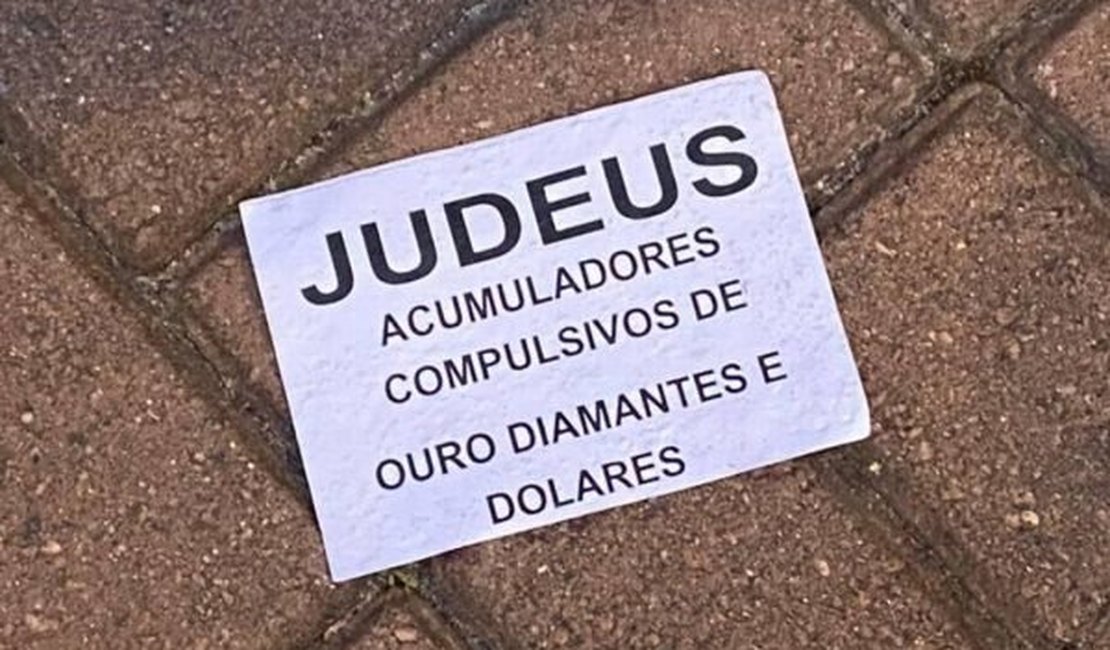 Polícia apura ofensas a judeus em panfletos jogados em ruas no Rio