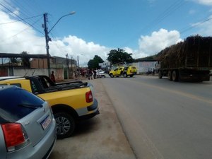 Carro da PM se envolve em acidente de trânsito em Porto Calvo