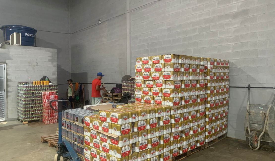 Empresa é autuada em mais de R$ 100 mil por estoque de bebidas alcoólicas sem documentação fiscal