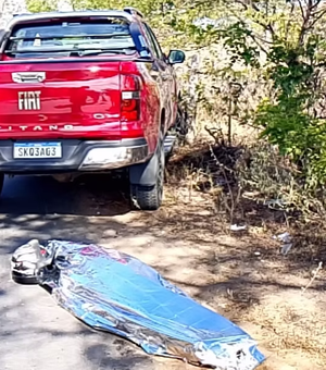 Dois homens morrem em grave acidente entre moto e caminhonete na zona rural de Delmiro Gouveia