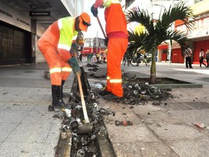 Prefeitura de Maceió desobstrui mais de 10.500 metros de galerias pluviais