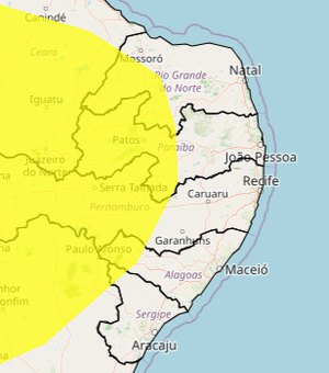 Inmet emite alerta de baixa umidade para o Sertão de Alagoas nesta sexta (4)