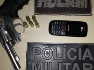 Jovem é preso em Arapiraca portando arma