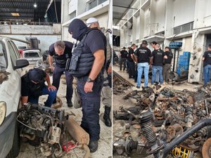 Oficinas clandestinas e venda de peças roubadas: SSP deflagra nova fase da Operação Desmanche