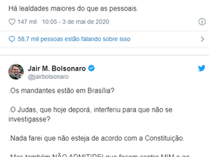 Moro responde Bolsonaro: “Há lealdades maiores do que as pessoais”