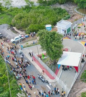 Prefeitura de Traipu inaugura praça e área de lazer da fonte do Sítio Palhaço
