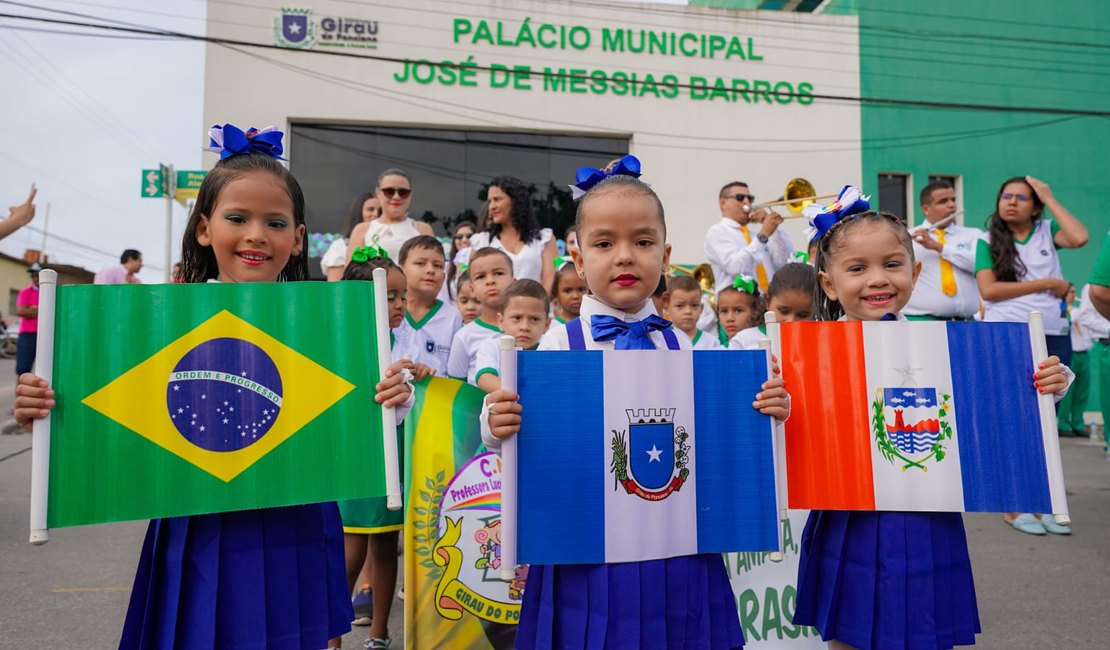 Girau realiza tradicional Desfile da Independência com foco na educação e no combate ao racismo