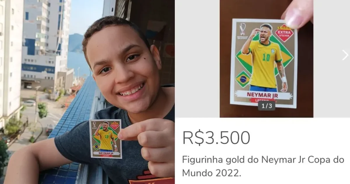 Figurinha do Neymar em Oferta