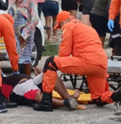 Colisão entre motocicletas deixa duas pessoas feridas em Penedo