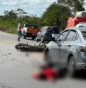 Motociclista morre após colidir de frente com carro na AL-110, em São Sebastião