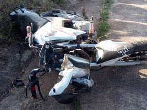 Acidente com moto deixa uma vítima fatal na zona rural de Girau do Ponciano